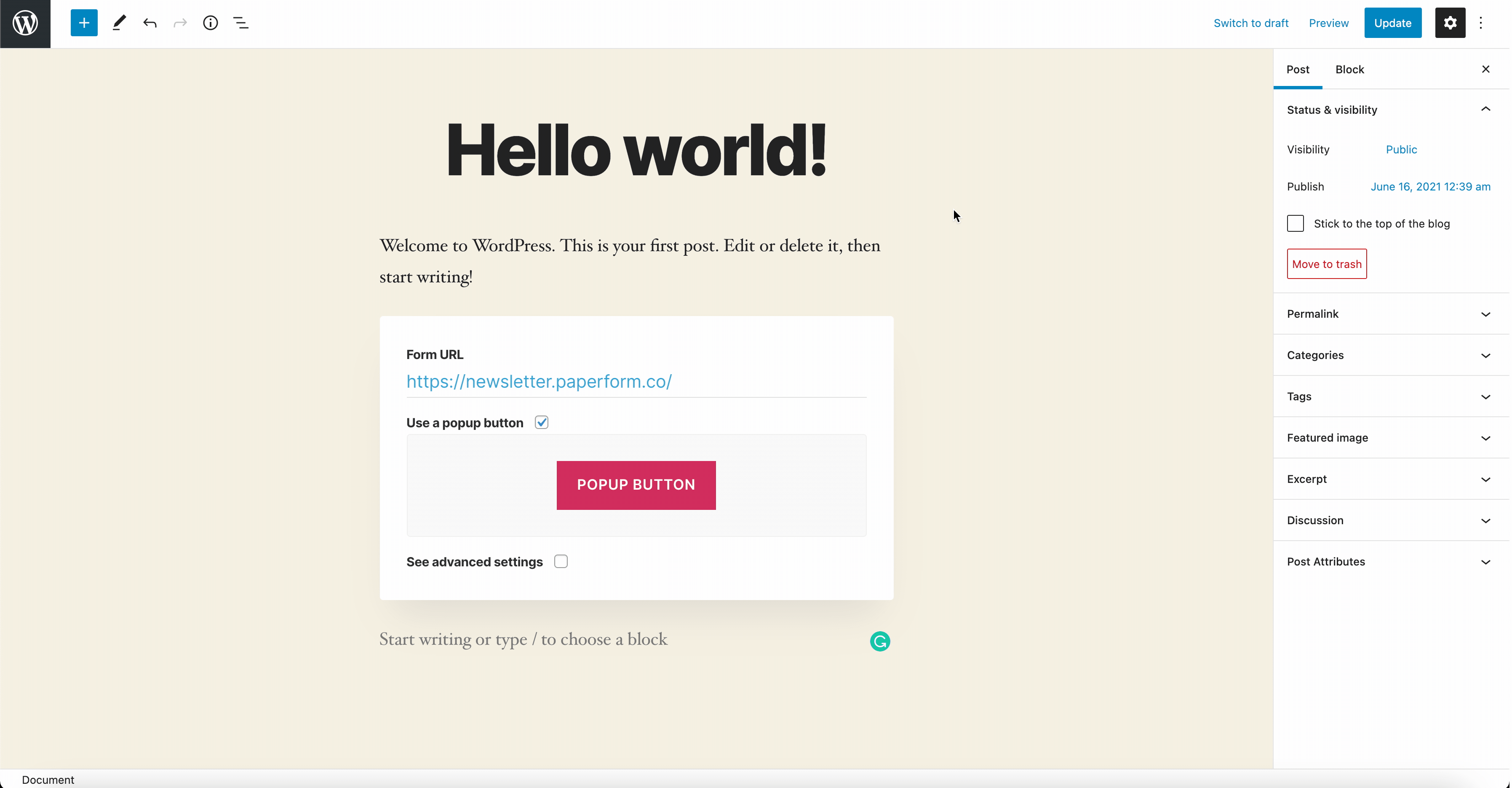 Make your WP forms pop
