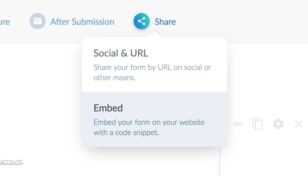Share and embed anywhere