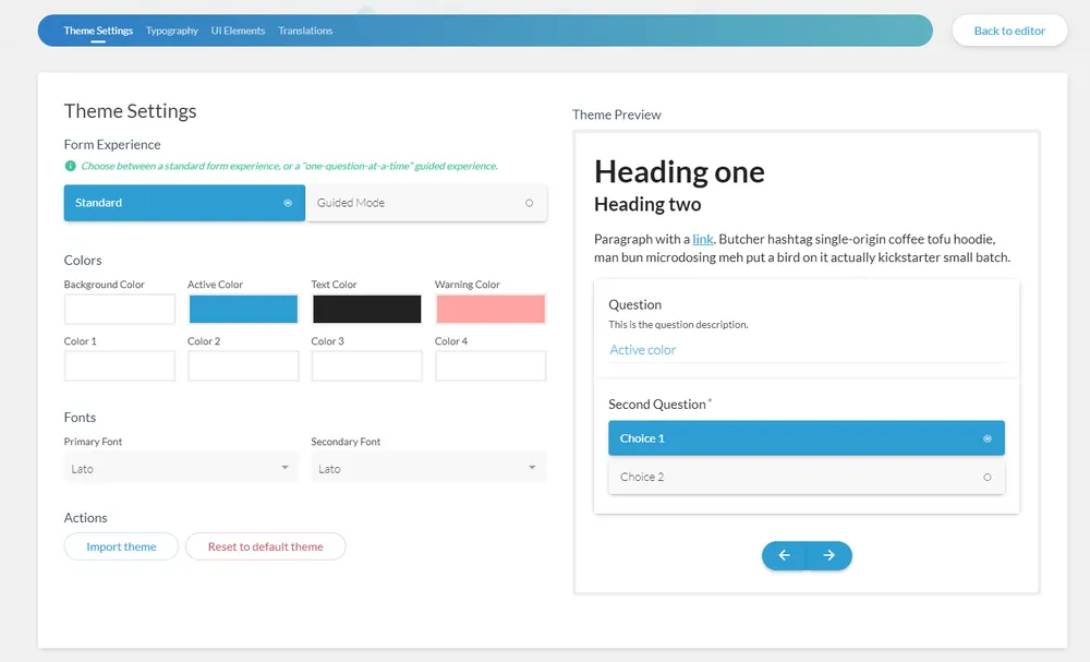 Forms that feel like yours
